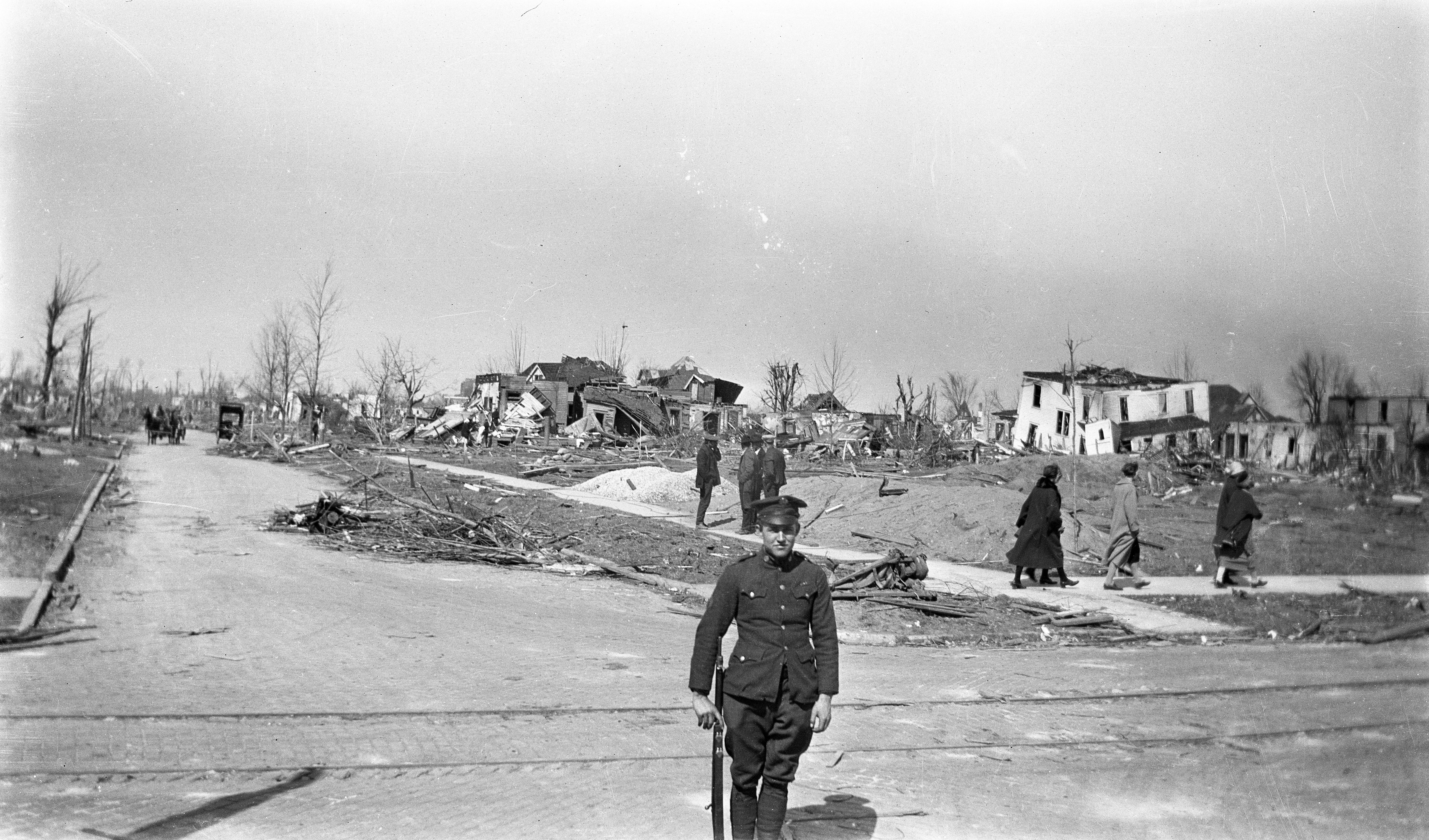 21st and Walnut Facing north
